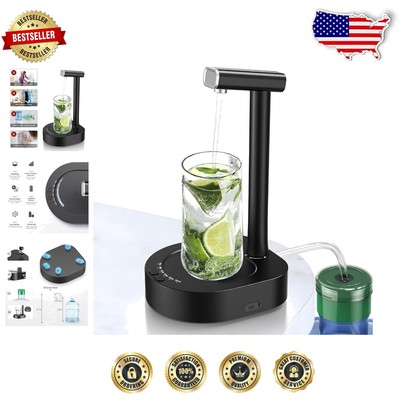 Smart Battery-Powered Water Pump for 5 Gallon Bottles - Ideal for Camping & Home