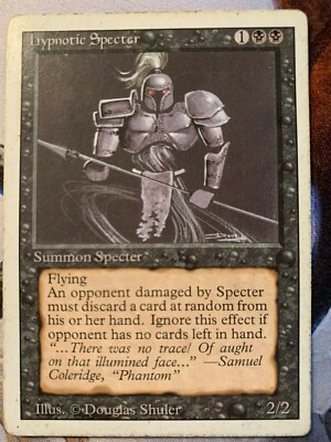 MTG Magic 1x x1 - Hypnotic Specter Revised Ed HP