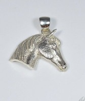 Pferdekopf-AnhäNger Aus Silber Mit DazugehöRigem Halsband Luce