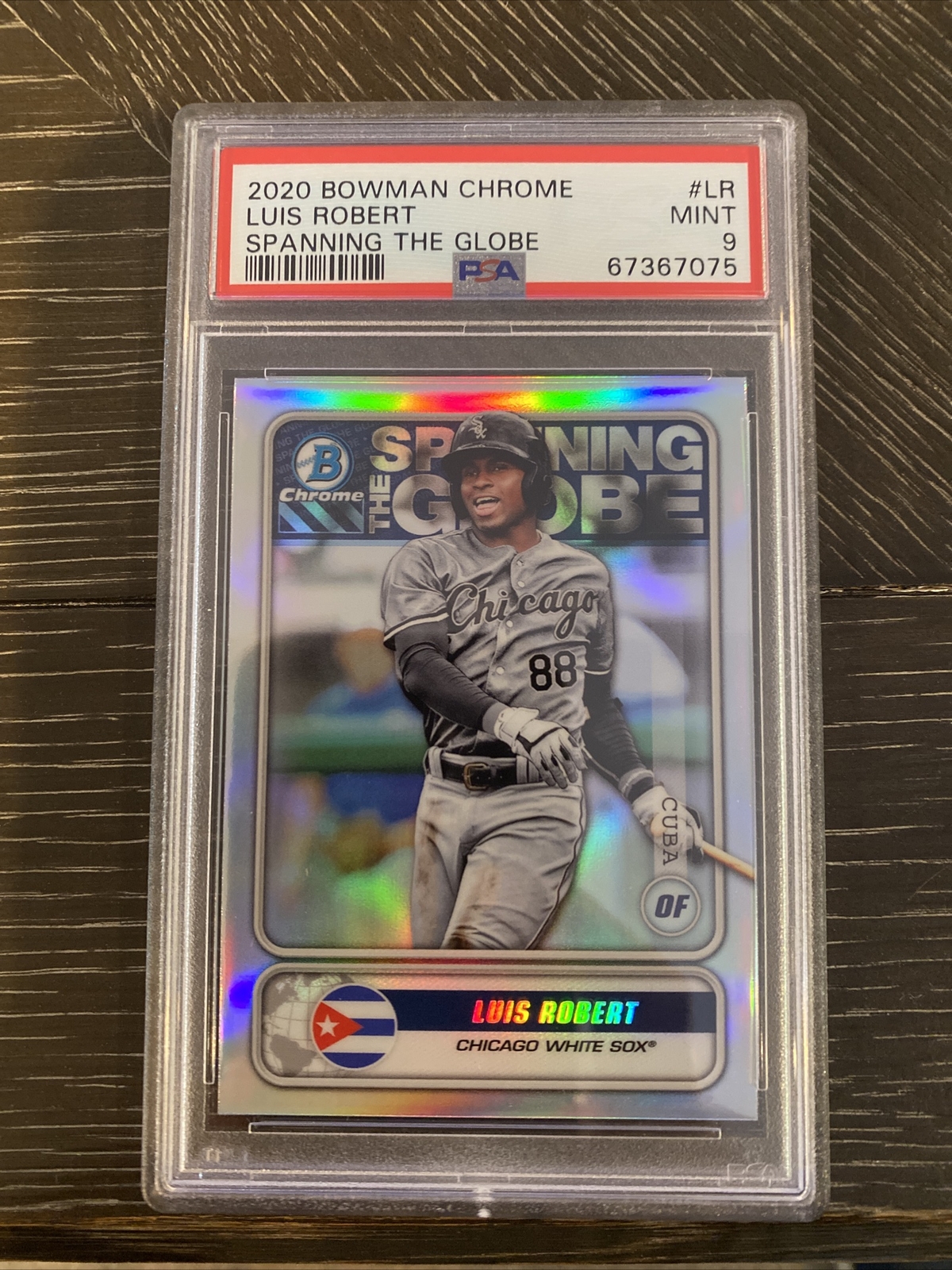 2020 Bowman Chrome Luis Robert Spanning The Globe #LR PSA 9 MINT