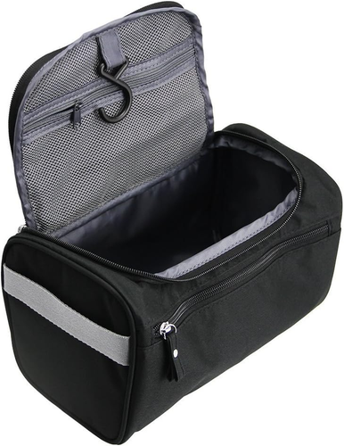 Hanging Travel Toiletry Bag Organizer & Bathroom Hygiene Dopp Kit with Hook f...