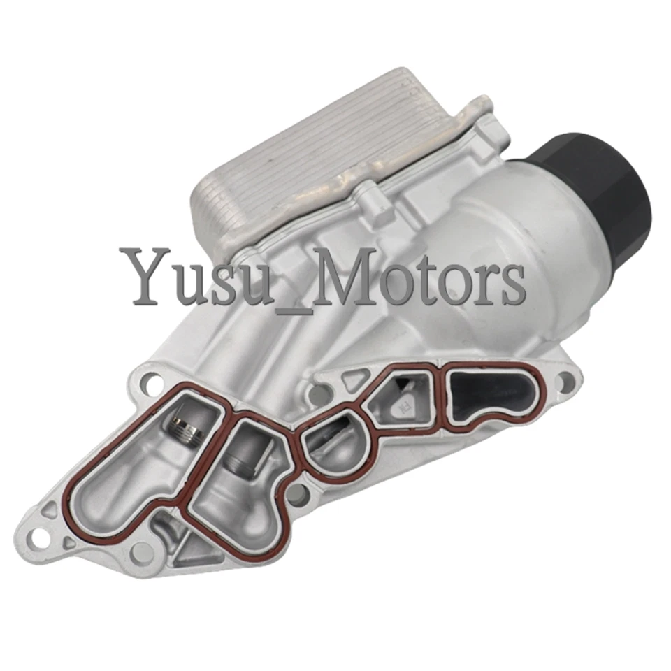 Mahle Oil Cooler Filter Housing Assembly for Mercedes-Benz W203 W164 X164 M272 - Image 3 of 4