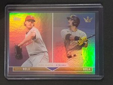 2022 Topps x Bobby Witt Jr. Crown Collection AARON NOLA AUSTIN SILVER FOIL /99
