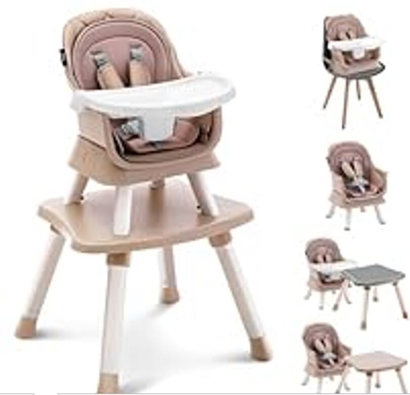 Brand New Unopened Baby High Chair 8 in 1 Convertible Highch