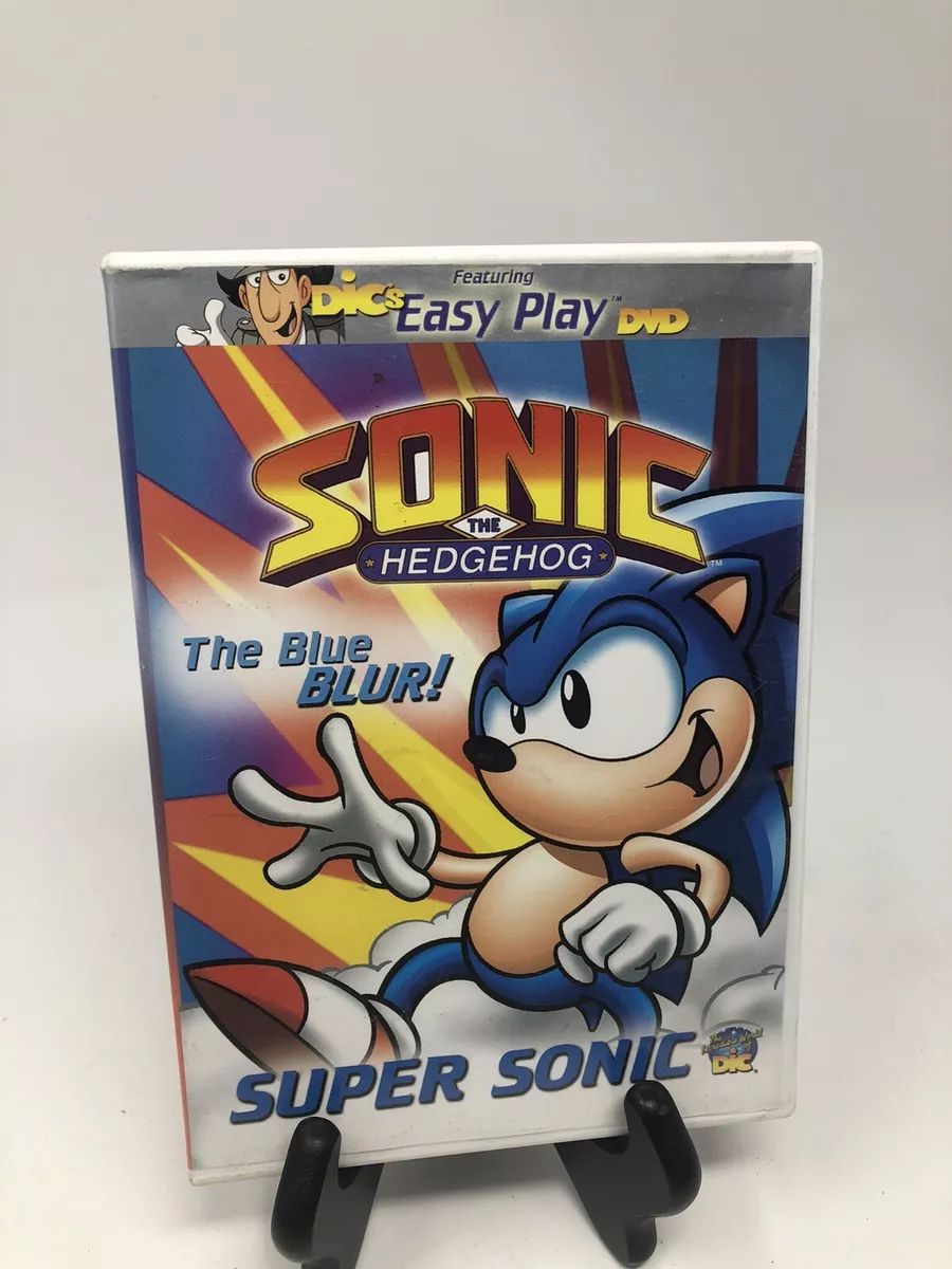 Sonic the Hedgehog DVD Super Sonic The Blue Blur Animated Cartoon￼