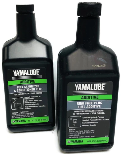 YAMAHA YAMALUBE Ring Free Plus & Fuel Stabilizer Additive Outboard Pack 32oz.