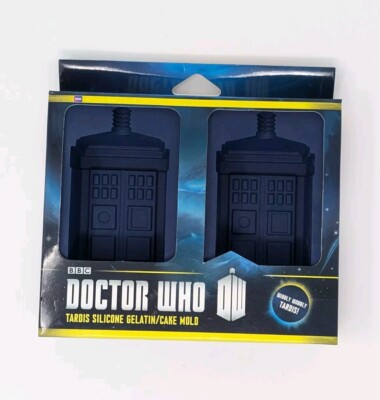 Doctor Who Tardis Silicone Gelatin/Cake Mold 2013 Thinkgeek BBC New- Small