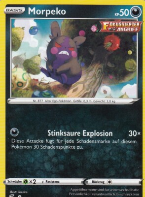 Morpeko 179/264 Fusions Angriff Pokemon Karte Deutsch