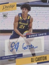 2021-22 Panini Chronicles Draft Picks - Prestige Bonus Shots Signatures DJ Ca...