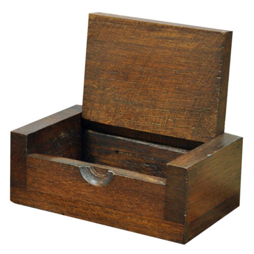 Vintage Jewelry Trinket Box Wooden Jewelry Case Small Storage Box Desktop - Picture 1 of 19