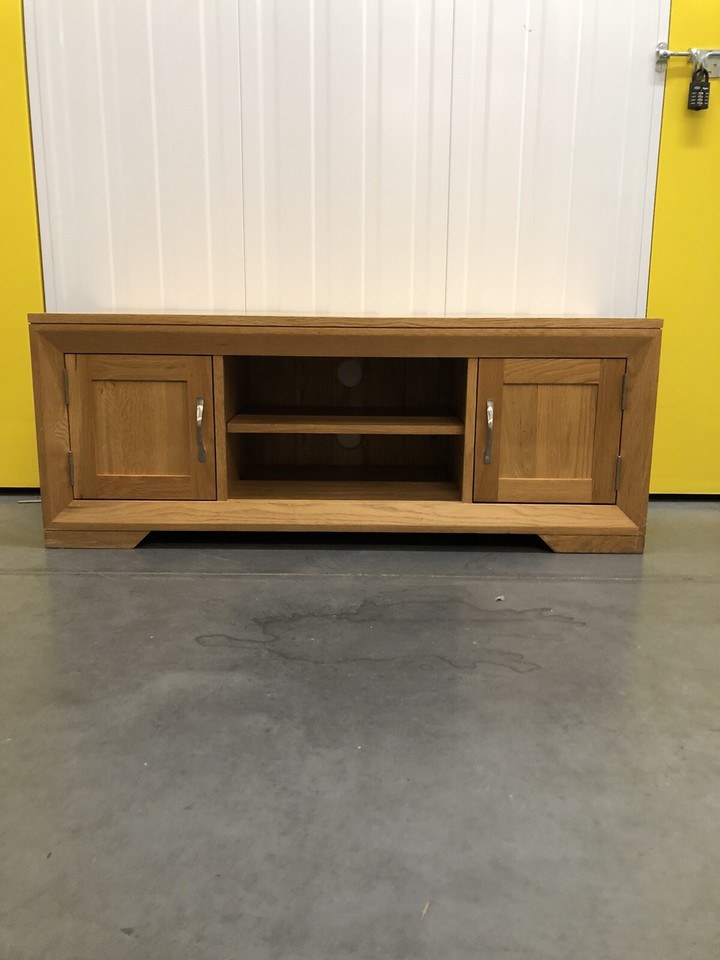 Oak Furniture Land Bevel Tv Unit Delivery Available 🚚 eBay