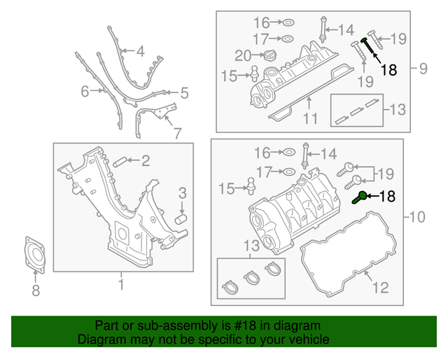 PORSCHE OEM 1516 Macan Valve Timing CoversValve Cover Bolt