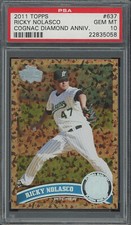 2011 Topps Cognac Diamond #637 Ricky Nolasco PSA 10 (BB01)