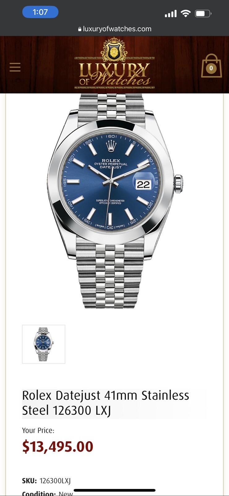 Rolex Men’s watch eBay