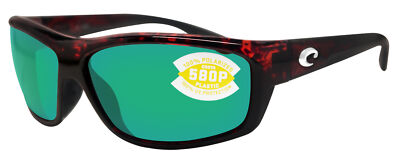 Costa Del Mar Saltbreak Tortoise Frame Green Mirror 580P Plastic Polarized Lens