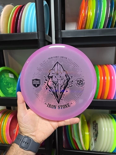 Discmania C Glow C-Line P3X Lite Purple 175g "Iron Stone" Red Box 23 Disc Golf