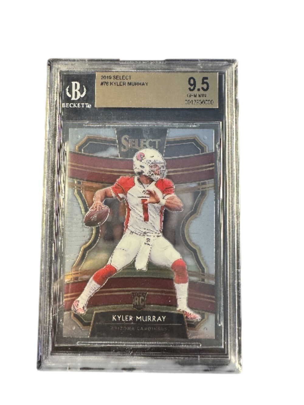 2019 PANINI SELECT SILVER PRIZM KYLER MURRAY #76 RC ROOKIE BGS 9.5 GEM MINT