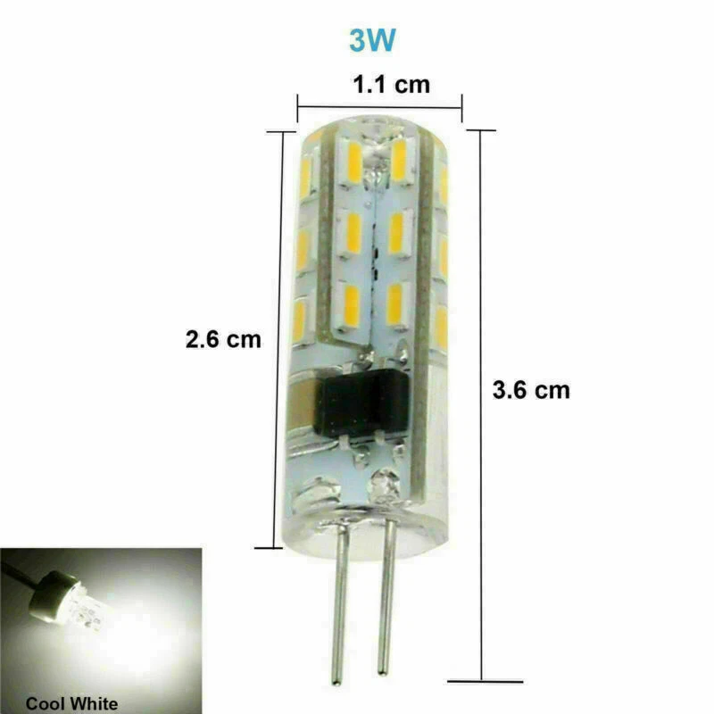 5w 8w LED bulb g9 G4 dc 12v 110v 220v 3w cool white warm lights SMD Corn Bright - Image 4 of 4