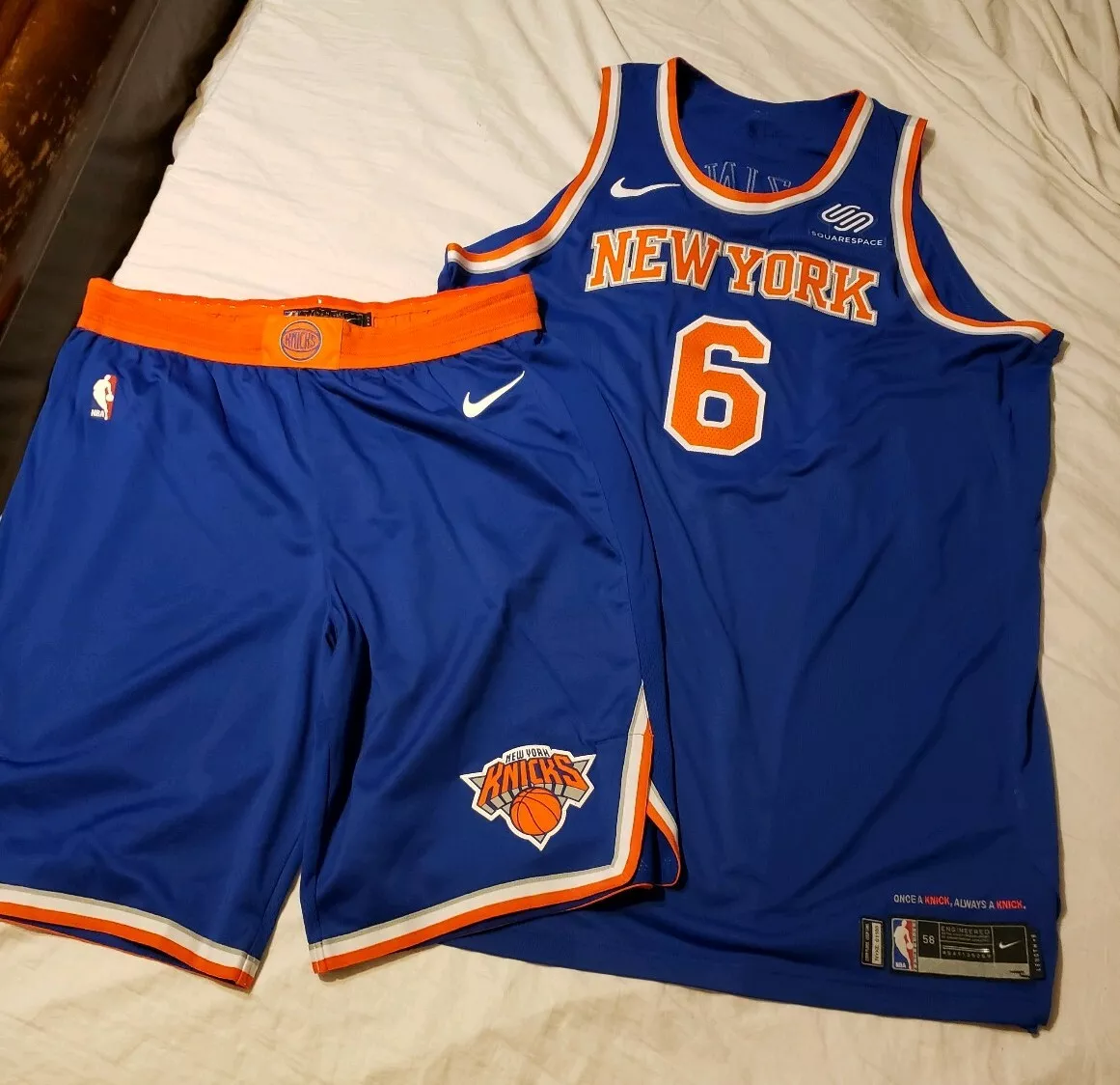 NEW YORK KNICKS Boys' Kristaps Porzingis #6 Replica Jersey - Bob's