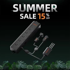 2025 Spider Farmer Genius Grow System AC5 Power Strip Kits App-Based Smart Strip