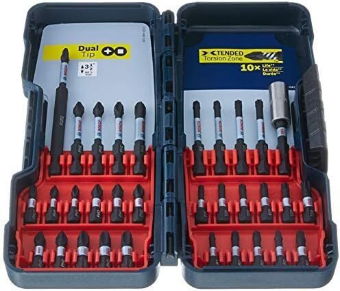 32 Piece Impact Tough Screwdriving Bit Set SBID32