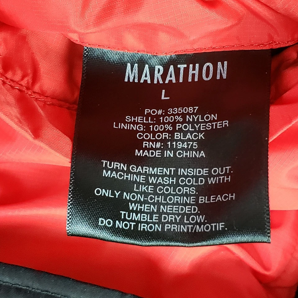Chaqueta de bombardero Nipsey Hussle TMC The Marathon Continues Crenshaw negra grande Foto 3 de 4