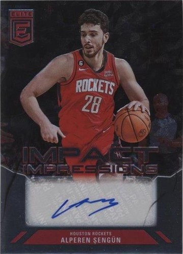 Alperen Şengün Auto 2023-24 Panini Donruss Elite Impact 