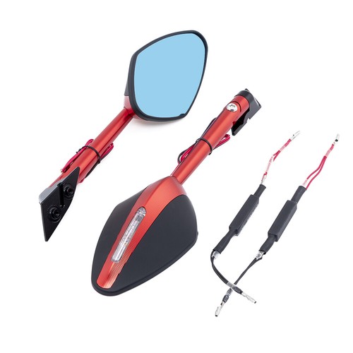 Espejo lateral trasero con luz de giro LED para Ducati V2 V4 V4S 959 1299 Panigale - Imagen 2 de 10