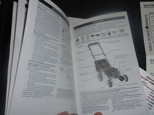 Owner’s Manual Craftsman 7.0 HP Rotary Lawn Mower Model 917.377823 Propelled 21 - Picture 5 of 6