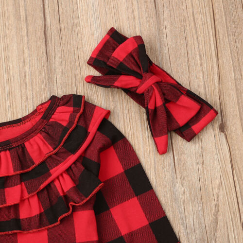 Kleinkind Kinder Baby Mädchen Outfits Kleidung T-Shirt Oberteile + Kleid/Shorts/Rock 3-teiliges Set - Bild 7 von 10