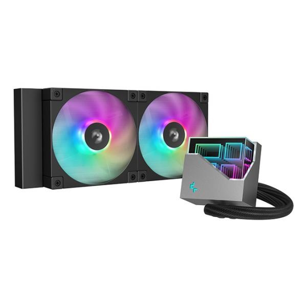 Deepcool Nero Lt240 Argb, Raffreddamento Ad Acqua Cpu, - Immagine 2
