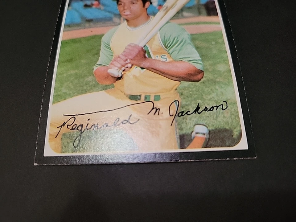 1971 Topps Set-Break #20 Reggie Jackson Oakland Athletics Salón de la fama Ex+ Foto 3 de 4