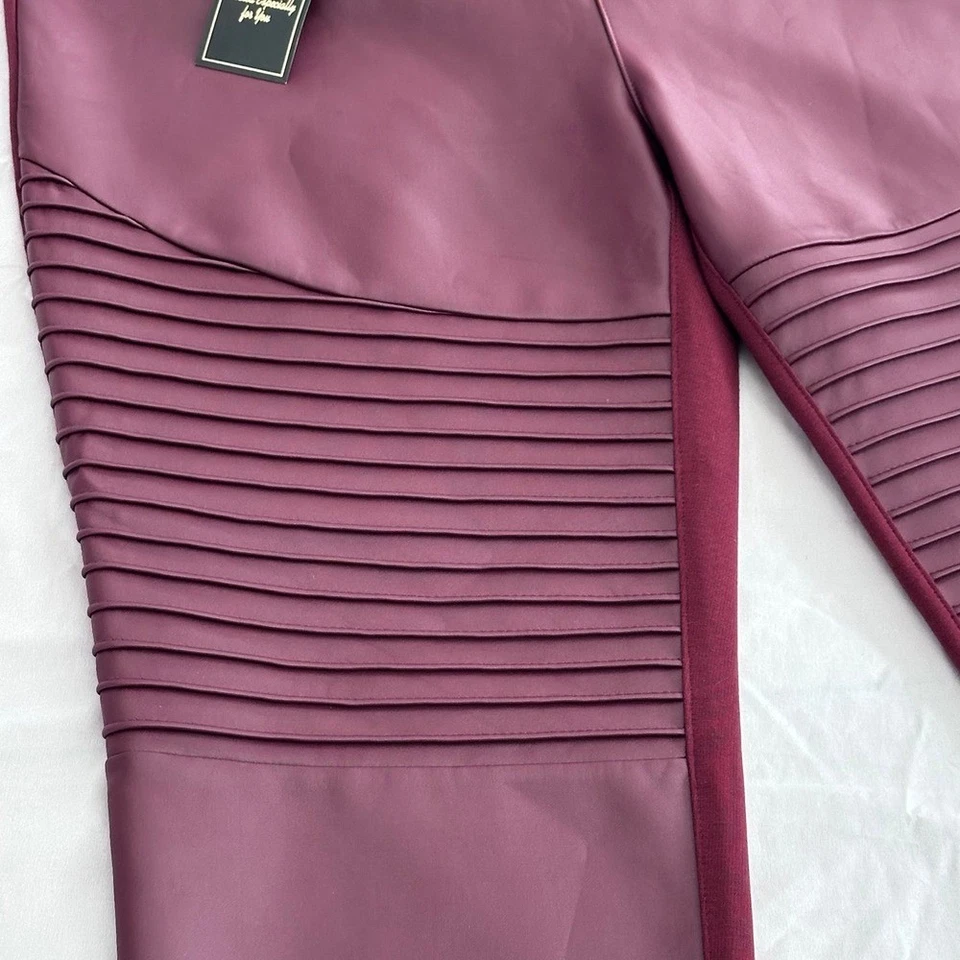 Leggings DG2 Diane Gilman imitación cuero y ponte moto Foto 4 de 4