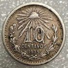 1905 Mexico 10 Centavos Silver — photo from another recent sale