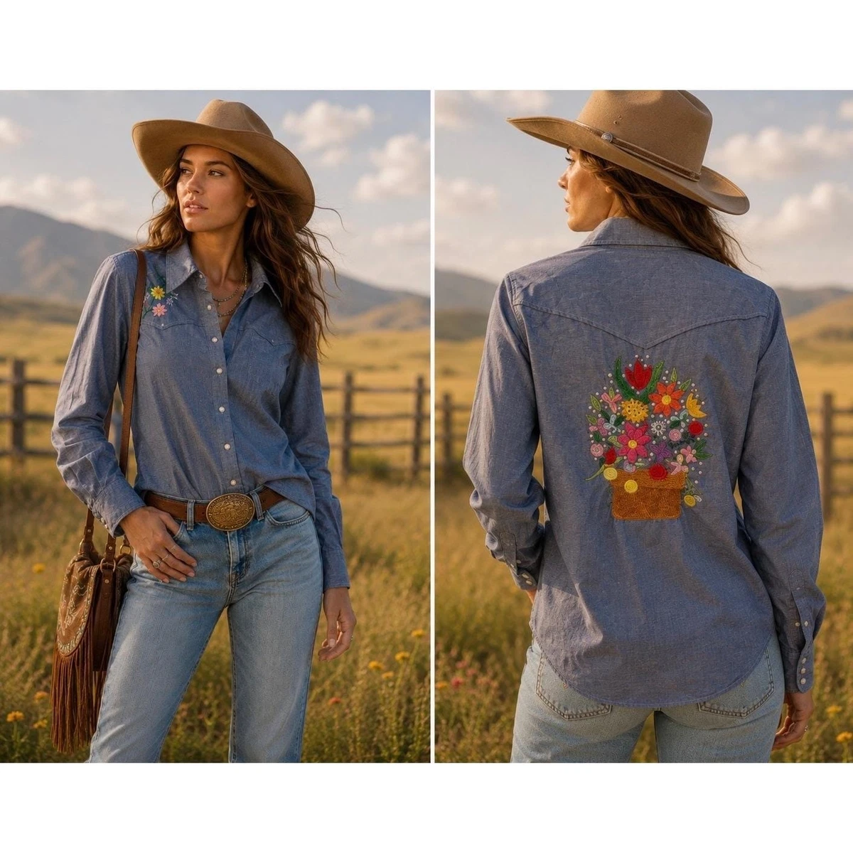 Wrangler Blue Vintage Tops for Women for sale | eBay