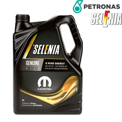 5L Original Petronas Selenia K Pure Engery Motoröl 5W40 SN/CF Fiat 9.55535-S2