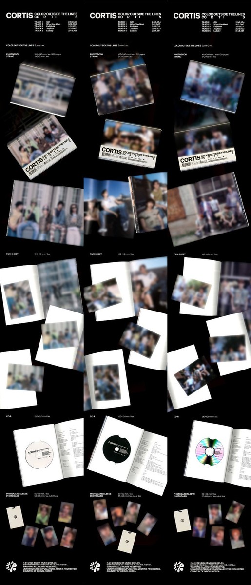 ★直筆サインCD◆CORTIS◆COLOR OUTSIDE THE LINES CORTIS COLOR OUTSIDE THE LINES The 1st EP Random CD+Photobook+