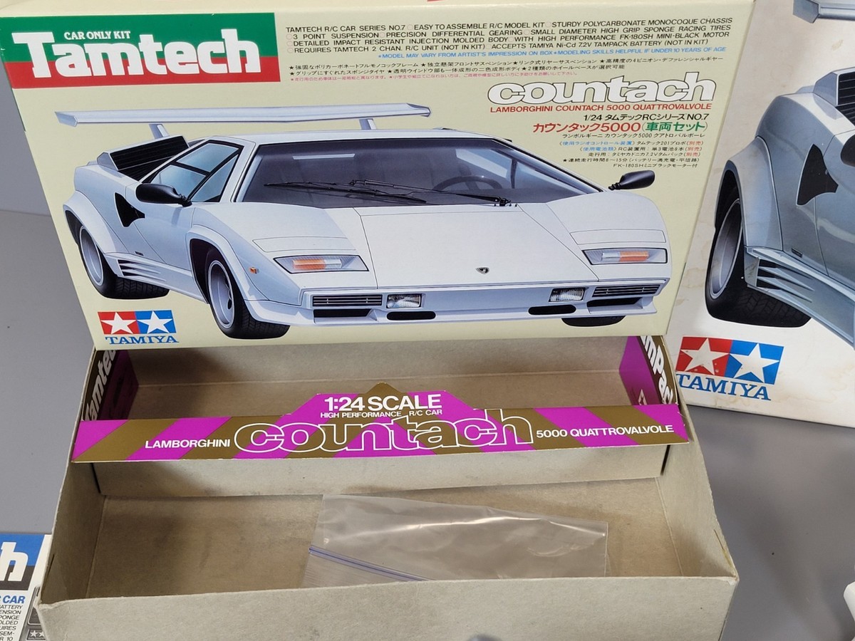 自動車 Tamiya 1/24 Lamborghini Countach TAMIYA 2405 1/24 Scale Kit Lamborghini Countach LP400