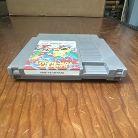 Krusty&rsquo;s Fun House Nintendo NES Cartridge NTSC-U/C The Simpsons Series