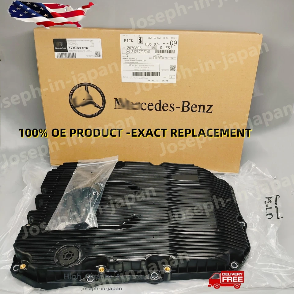 GENUINO Mercedes-Benz para transmisión transmisión transmisión cárter de aceite A7252703707 NUEVO Foto 2 de 4