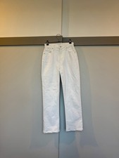Jonathan Simkhai Standard White Straight Leg Jeans Women’s Size 24 Made in USA