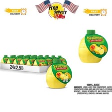 Pack of 24 Gluten-Free 100 Lemon Juice, Ideal for Flavorful Dishes and Drinks