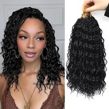 Hottoii 10 Inch Boho Senegalese Twist Crochet Hair with Curly Ends 8 Packs