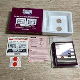 Nintendo Game & Watch Mario Bros Multi Screen Complete in Box Tested 7792