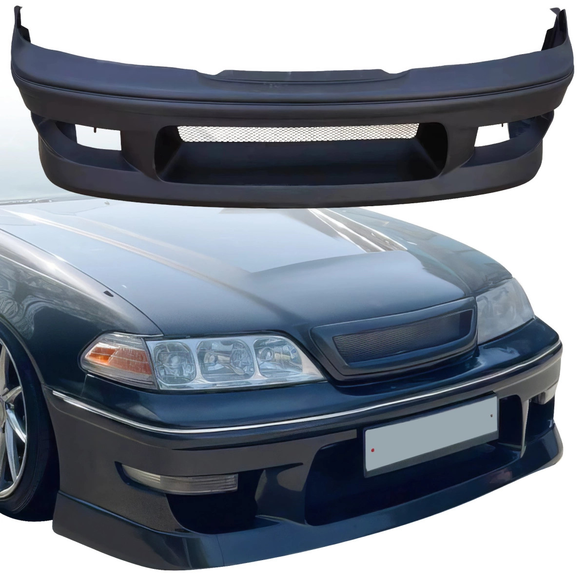 VSaero FRP MSPO Front Bumper (JZX100) for Mark II Toyota 97