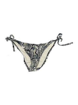 Shade & Shore Women Gray Swimsuit Bottoms L