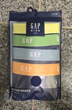 NWT Gap-4 Kids Boy Underwear Boxer Brief Color Blue Cotton Spandex