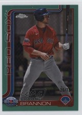 2025 Topps Pro Debut Chrome Aqua Refractor 26/75 Brooks Brannon #PDC-96 5f0