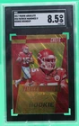 2017 Panini Absolute #20 Patrick Mahomes II Rookie Round Up SGC 8.5