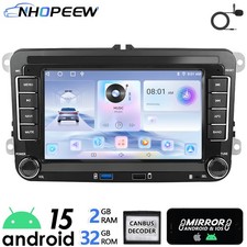 Android 15 Autoradio GPS NAVI RDS Für VW GOLF 5 6 Plus PASSAT Touran EOS Polo 6R